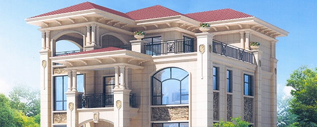 農(nóng)村50萬三層別墅款式自建房圖，建成村里人都羨慕壞了！