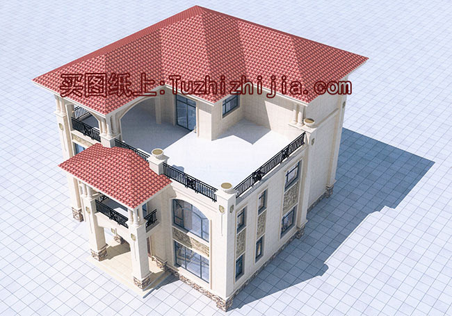 農(nóng)村50萬三層別墅款式自建房圖，建成村里人都羨慕壞了！