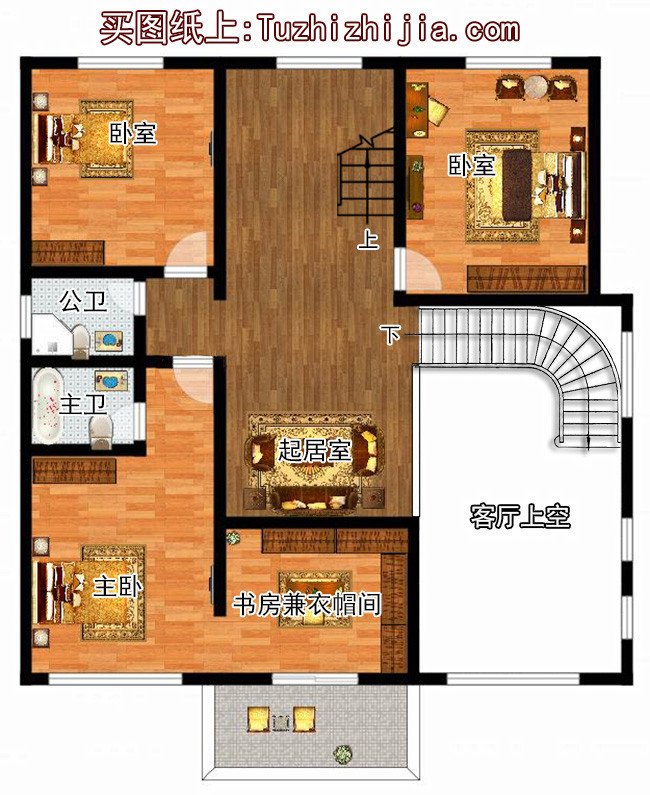 農(nóng)村50萬三層別墅款式自建房圖，建成村里人都羨慕壞了！