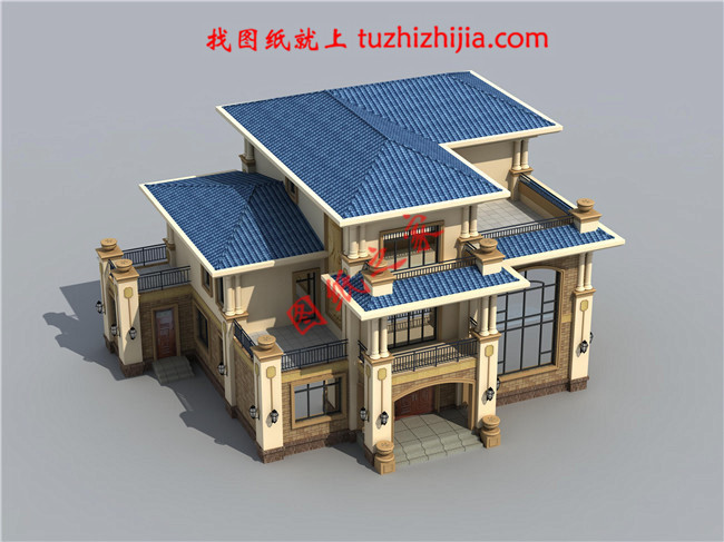 農(nóng)村50萬三層別墅款式自建房圖，建成村里人都羨慕壞了！