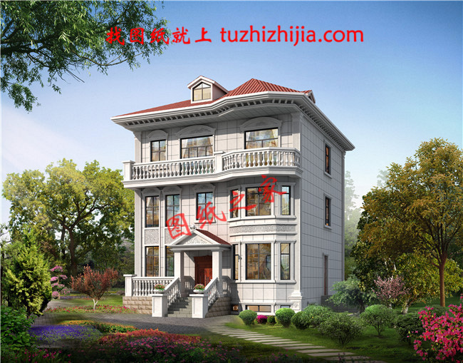 農(nóng)村50萬三層別墅款式自建房圖，建成村里人都羨慕壞了！