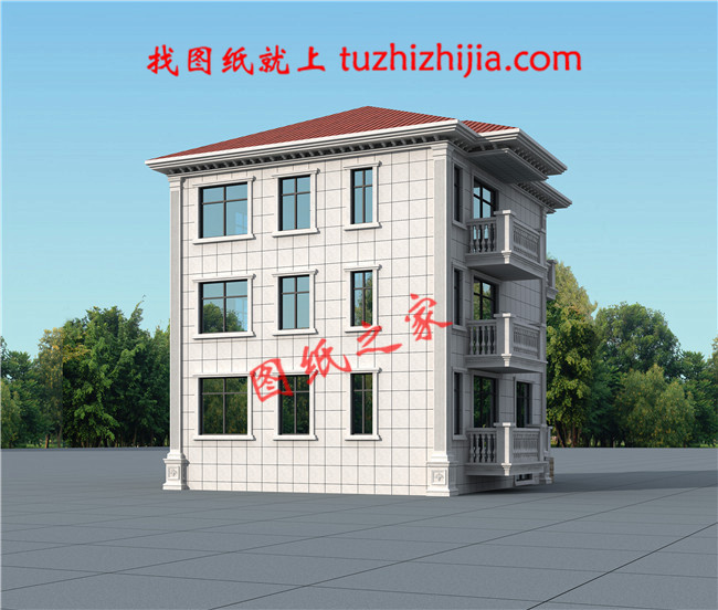 農(nóng)村50萬三層別墅款式自建房圖，建成村里人都羨慕壞了！