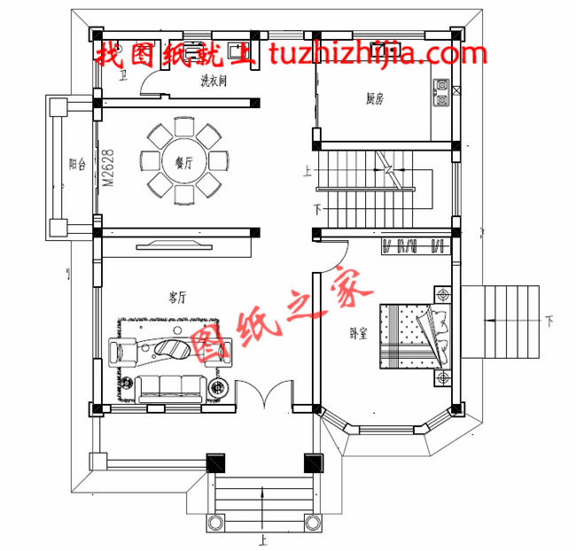 農(nóng)村50萬三層別墅款式自建房圖，建成村里人都羨慕壞了！