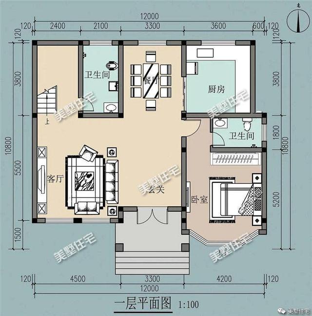 6套農村自建別墅設計，1套2層5套三層，村里人建了都說好！