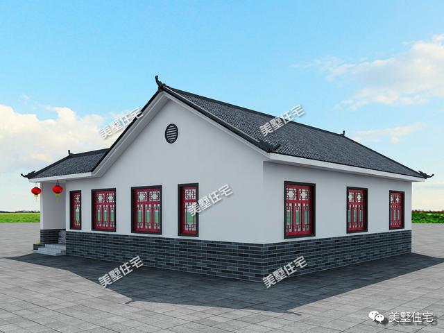 歐式別墅已經(jīng)過時(shí)了，中式合院別墅才是最美的！