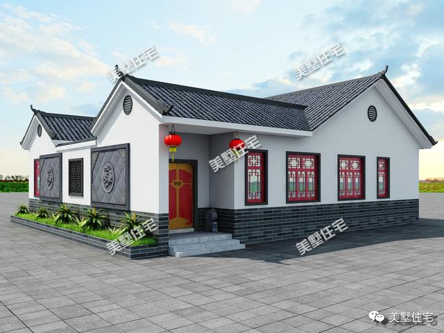 歐式別墅已經(jīng)過時(shí)了，中式合院別墅才是最美的！