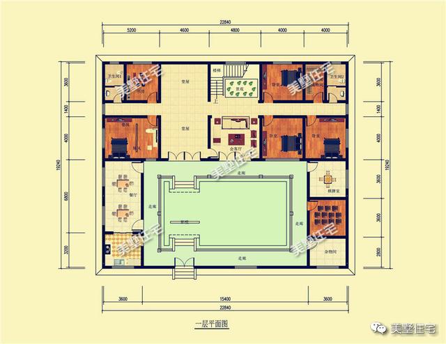 歐式別墅已經(jīng)過時(shí)了，中式合院別墅才是最美的！