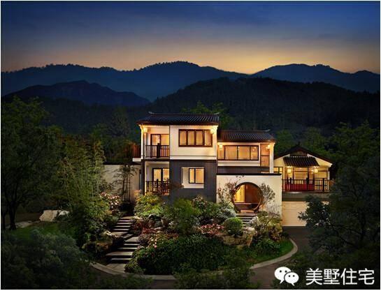 最美不過中式傳統(tǒng)別墅，這10套新中式別墅，隨便建上一棟都美滋滋的！