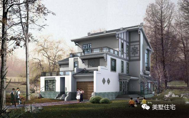 最美不過中式傳統(tǒng)別墅，這10套新中式別墅，隨便建上一棟都美滋滋的！