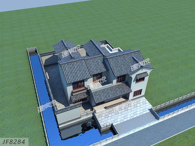 中式庭院別墅設(shè)計(jì)圖，有庭有院詩情畫意，驚艷千年,這才是中國人住的房子！