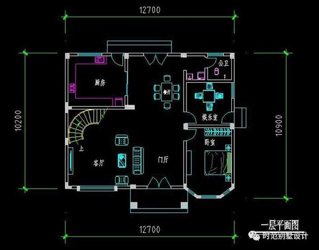 三層復(fù)式別墅設(shè)計方案，10x12米7室4廳多露臺陽臺，回到夢開始的地方