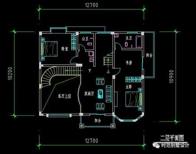 三層復(fù)式別墅設(shè)計方案，10x12米7室4廳多露臺陽臺，回到夢開始的地方