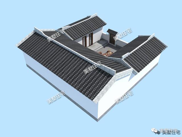 農(nóng)村平房別墅設計，14x13米5室1廳帶堂屋，蓋好了比別墅更美！