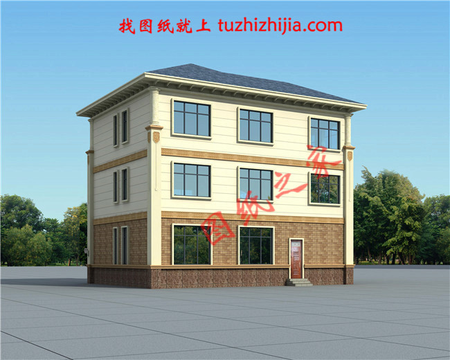 農(nóng)村60萬三層別墅款式設計圖，美觀大氣上檔次，村里人都羨慕！