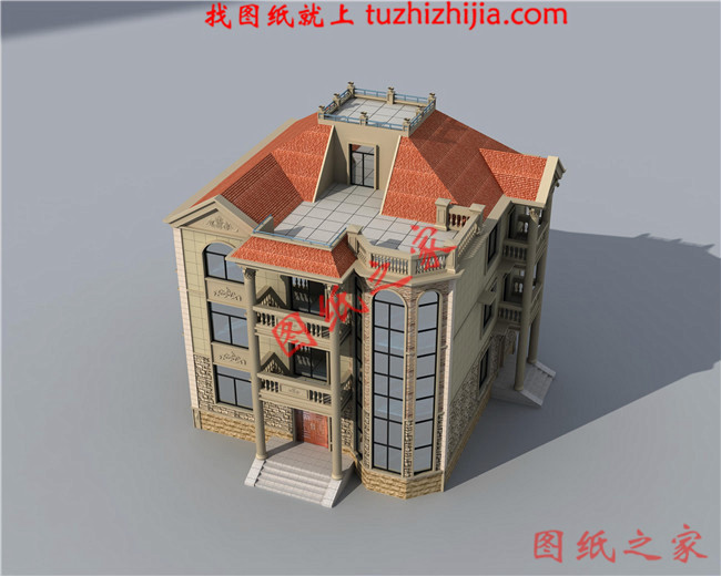 農(nóng)村60萬三層別墅款式設計圖，美觀大氣上檔次，村里人都羨慕！