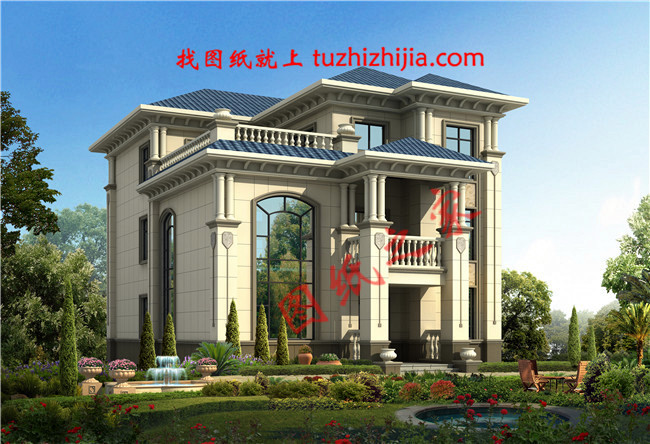 農(nóng)村60萬三層別墅款式設計圖，美觀大氣上檔次，村里人都羨慕！