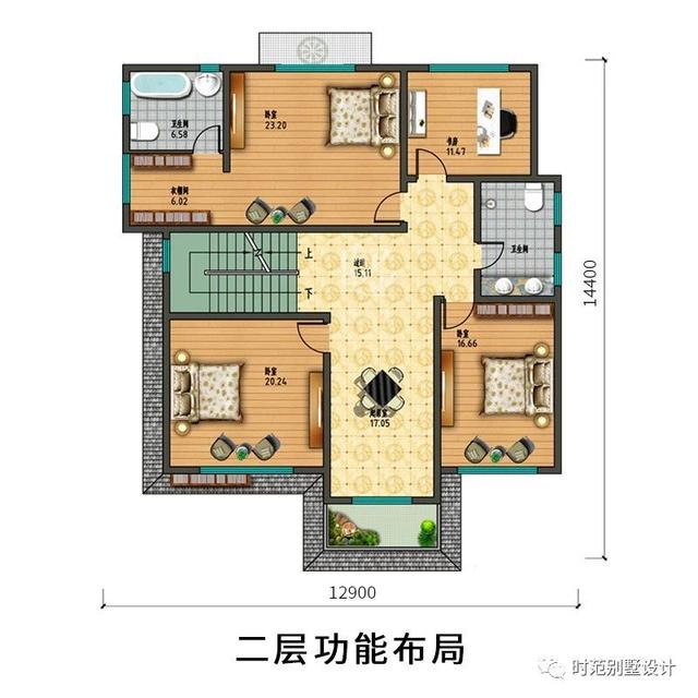 三層新中式別墅設(shè)計(jì)圖，占地156平面寬12米，毛坯造價(jià)45萬(wàn)，返鄉(xiāng)建房非它莫屬