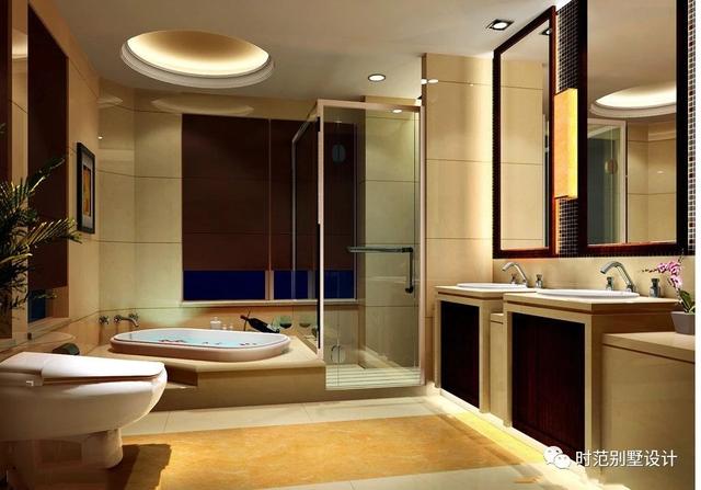 中式二層別墅戶型圖紙，面寬12米兩側(cè)無采光，5室3廳5衛(wèi)，適合農(nóng)村自建