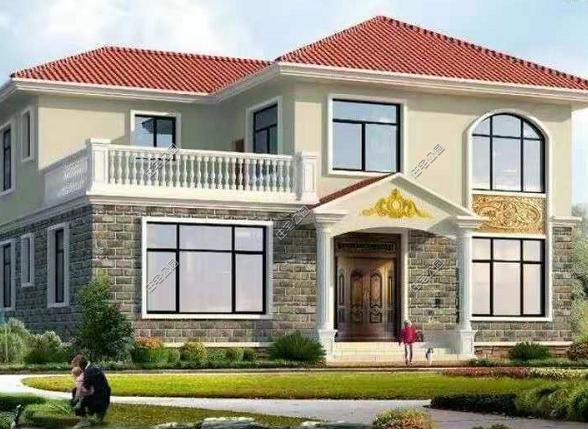 陜西農(nóng)村自建2層別墅，造價(jià)30萬，坡屋頂建成這樣，真不怕漏雨嗎