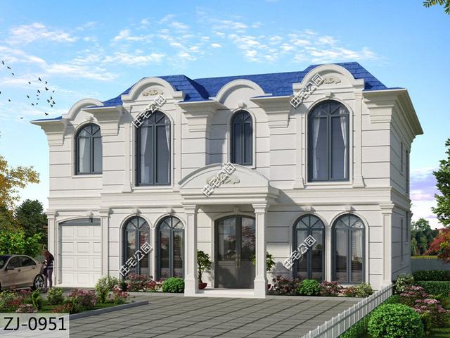 三世同堂的家庭如何蓋房？這套法式二層別墅，4室2廳5衛(wèi)，車庫(kù)入戶，一定要收藏