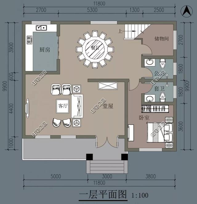 二層歐式農(nóng)村別墅設(shè)計圖紙，二層設(shè)有陽光房，毛坯30萬你會建嗎？