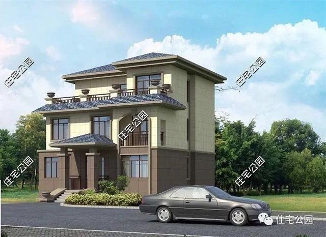 紅磚缺貨，石子每車1200，花了150萬(wàn)終于建起這棟農(nóng)村三層別墅