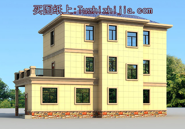 精選5套農村40萬三層別墅圖片及設計，讓村里人見了絕對非常羨慕！