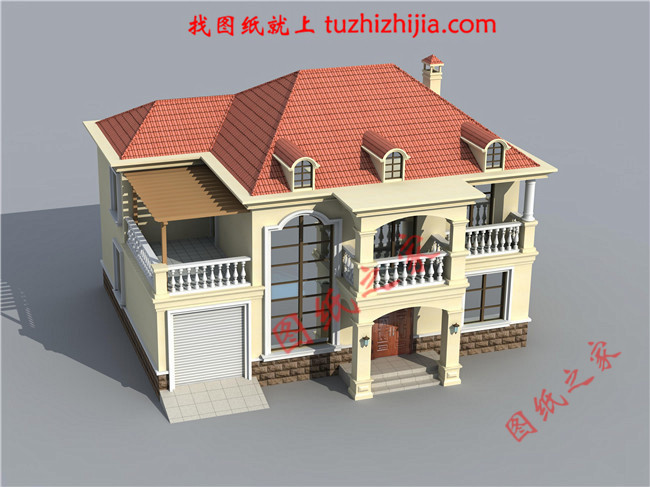 農村40萬左右房子圖片及設計圖,非常簡單大氣的二層別墅！