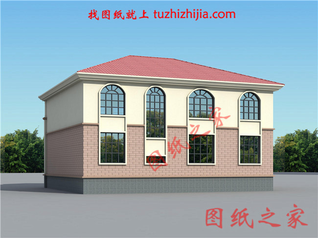 農村40萬左右房子圖片及設計圖,非常簡單大氣的二層別墅！