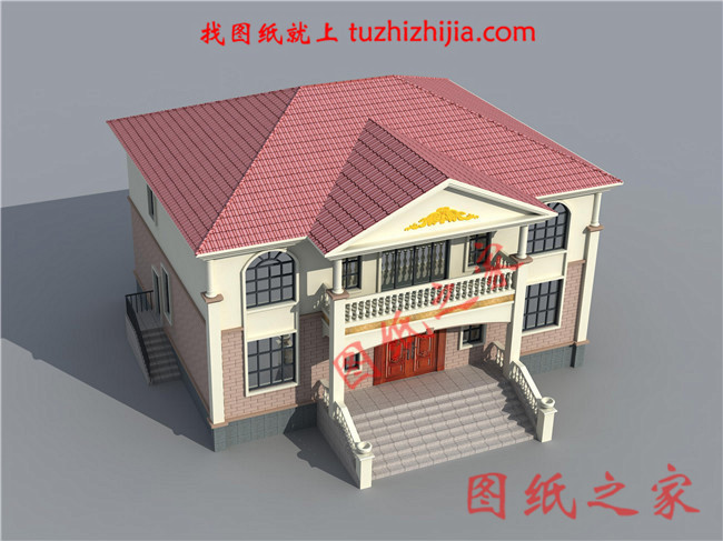 農村40萬左右房子圖片及設計圖,非常簡單大氣的二層別墅！