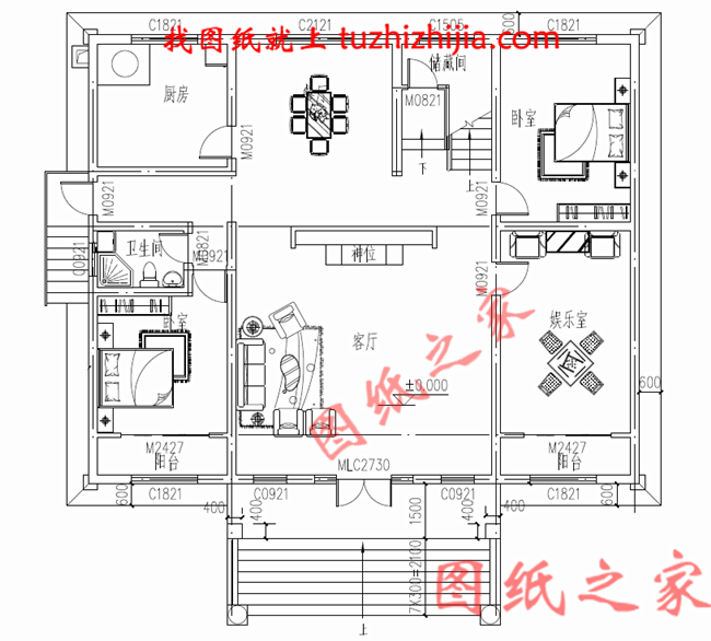 農村40萬左右房子圖片及設計圖,非常簡單大氣的二層別墅！