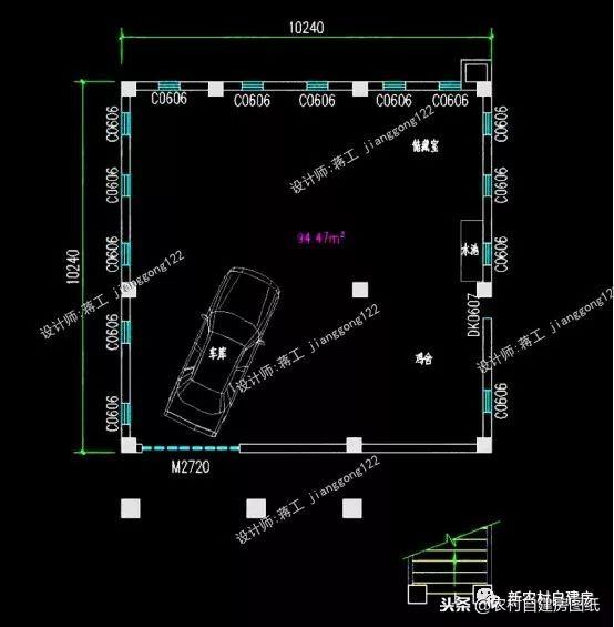 6套農(nóng)村自建別墅設(shè)計(jì)，小宅基地首選，面寬10米沒有絲毫浪費(fèi)