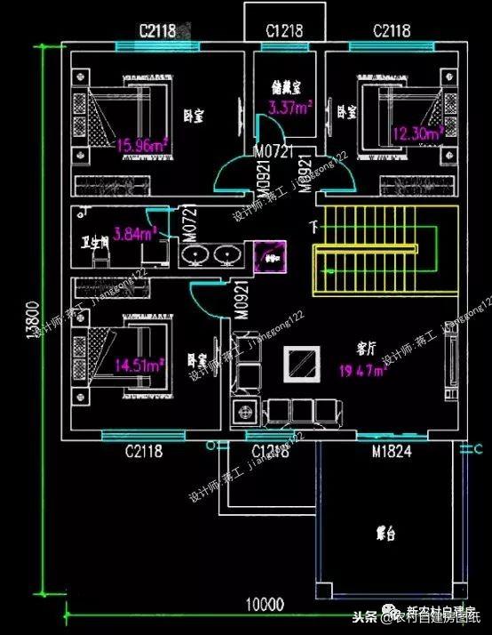 6套農(nóng)村自建別墅設(shè)計(jì)，小宅基地首選，面寬10米沒有絲毫浪費(fèi)