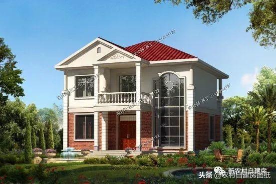 120平的農(nóng)村自建別墅設計圖，戶型方正在哪里都能建，第3套進深10米讓人刮目相看