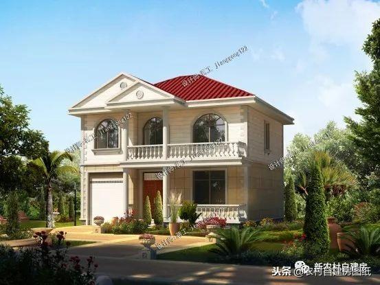 120平的農(nóng)村自建別墅設計圖，戶型方正在哪里都能建，第3套進深10米讓人刮目相看