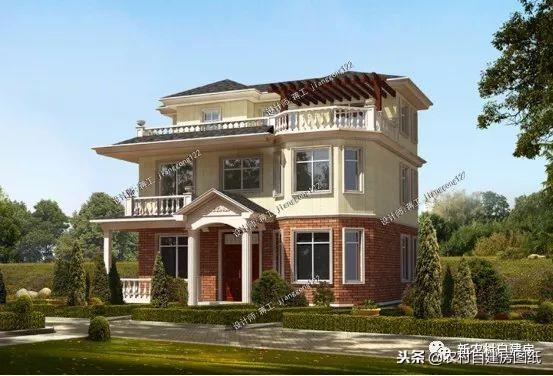 120平的農(nóng)村自建別墅設計圖，戶型方正在哪里都能建，第3套進深10米讓人刮目相看