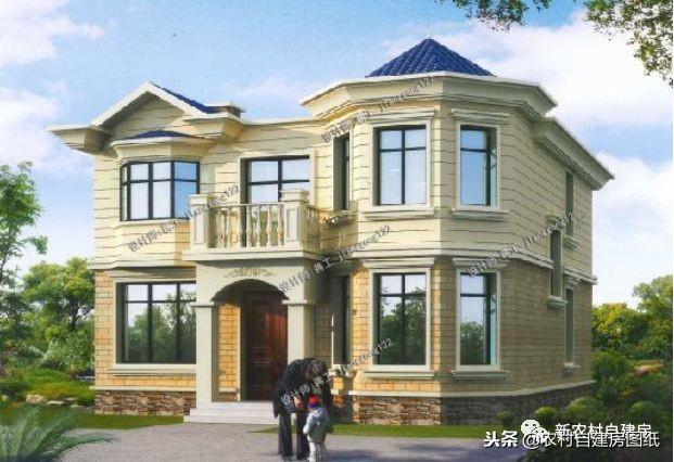 看看這三套二層別墅設計圖，你說農(nóng)村自建房要不要玄關(guān)呢？