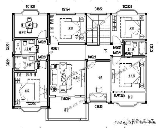 看看這三套二層別墅設計圖，你說農(nóng)村自建房要不要玄關(guān)呢？