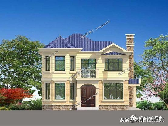 看看這三套二層別墅設計圖，你說農(nóng)村自建房要不要玄關(guān)呢？