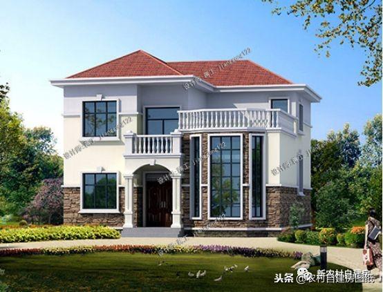 看看這三套二層別墅設計圖，你說農(nóng)村自建房要不要玄關(guān)呢？