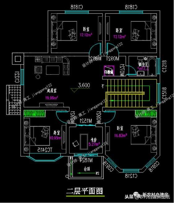 看看這三套二層別墅設計圖，你說農(nóng)村自建房要不要玄關(guān)呢？