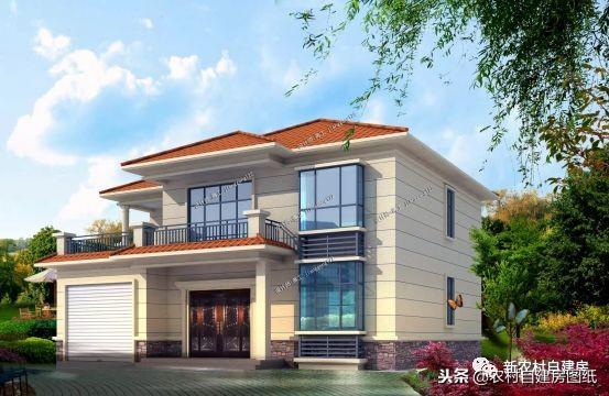 3款新款農(nóng)村二層別墅設(shè)計(jì)圖紙，實(shí)用經(jīng)濟(jì)易建造 農(nóng)村施工隊(duì)都看得懂