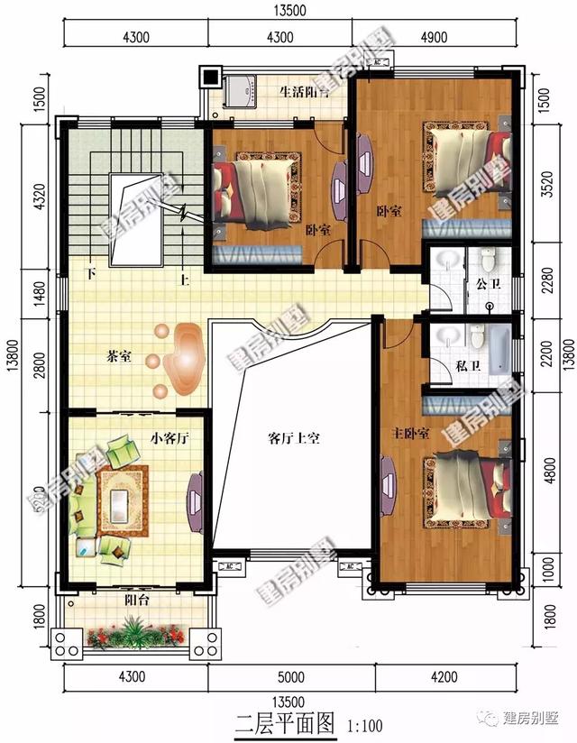 兩棟湖南農(nóng)村的三層豪華別墅設(shè)計圖，都帶堂屋設(shè)計，漂亮接地氣
