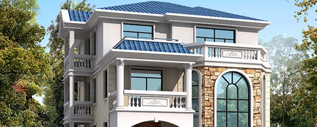 農(nóng)村40萬三層別墅款式設(shè)計(jì)圖，讓你建成一棟漂亮又實(shí)用的小別墅！