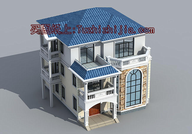 農(nóng)村40萬三層別墅款式設(shè)計(jì)圖，讓你建成一棟漂亮又實(shí)用的小別墅！