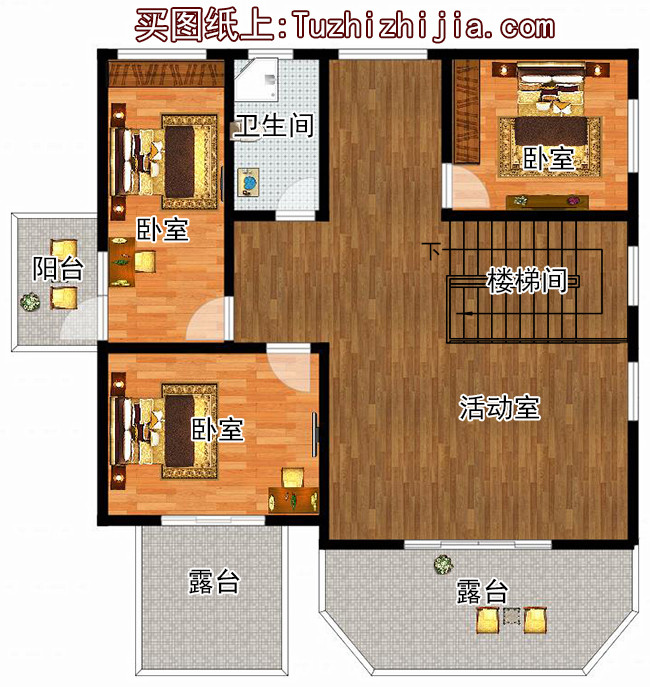 農(nóng)村40萬三層別墅款式設(shè)計(jì)圖，讓你建成一棟漂亮又實(shí)用的小別墅！