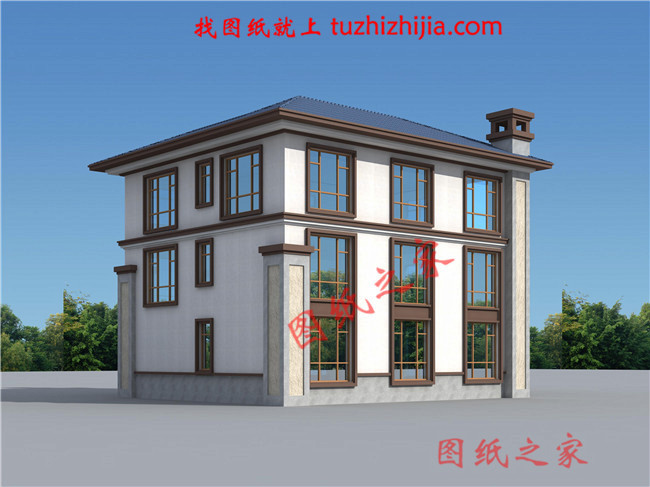 農(nóng)村40萬三層別墅款式設(shè)計(jì)圖，讓你建成一棟漂亮又實(shí)用的小別墅！