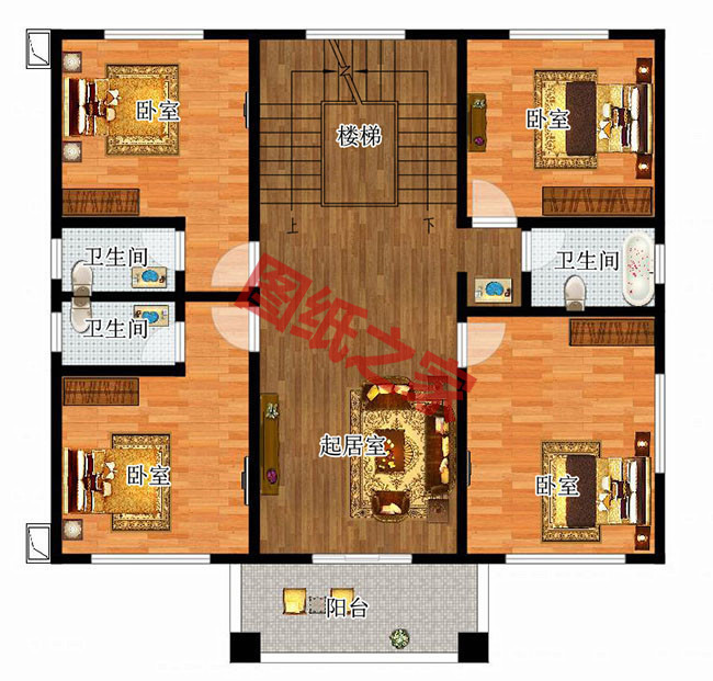 農(nóng)村40萬三層別墅款式設(shè)計(jì)圖，讓你建成一棟漂亮又實(shí)用的小別墅！