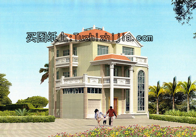 農(nóng)村40萬三層別墅款式設(shè)計(jì)圖，讓你建成一棟漂亮又實(shí)用的小別墅！