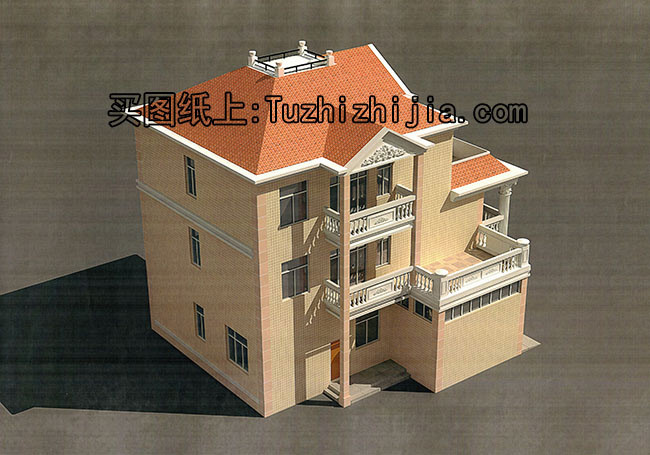 農(nóng)村40萬三層別墅款式設(shè)計(jì)圖，讓你建成一棟漂亮又實(shí)用的小別墅！